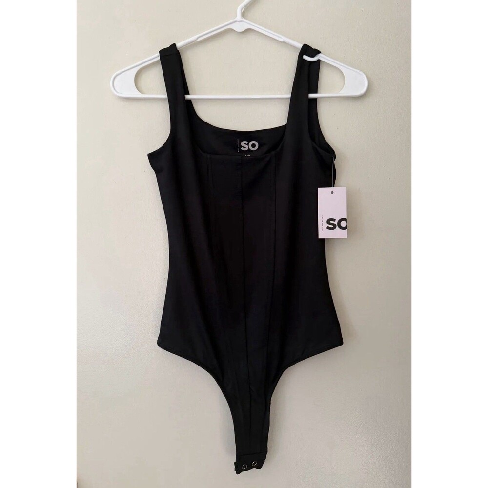 SO Corset-Style Sleeveless Bodysuit Size XS